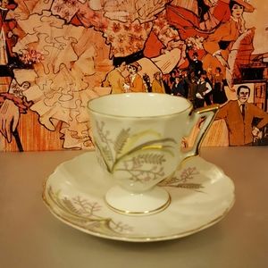 Vintage Napco China Teacup & Saucer